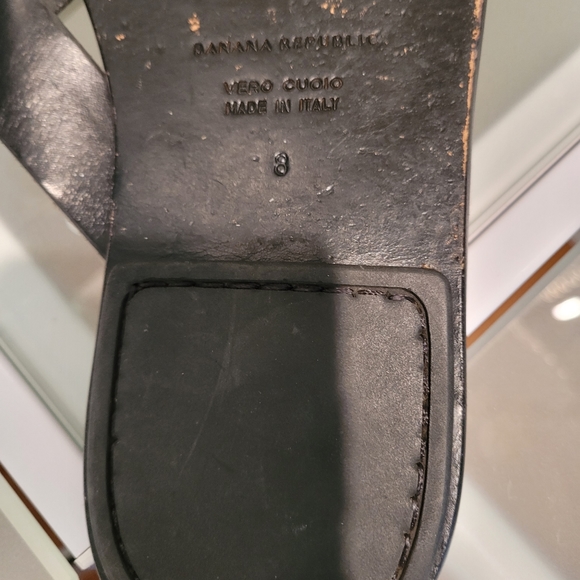 Banana Republic Men Sandals 100% Italian Leather - Picture 6 of 6